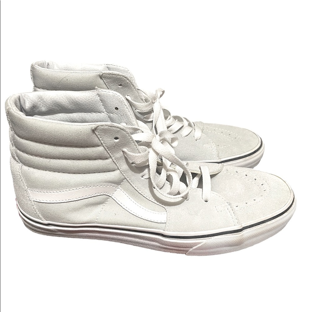 Grey and white vans